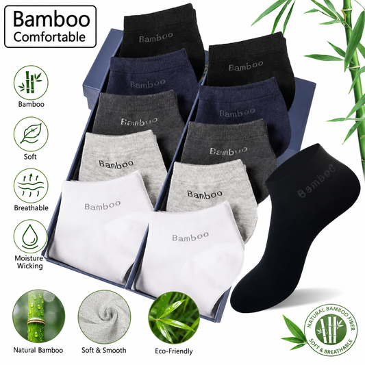 ZENTIVER™ Men's Bamboo Fiber Anti-Bacterial Socks