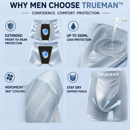 LIMITED DEAL 70% OFF 💎 TRUEMAN™ Premium Leakproof Bamboo IceSilk Boxer