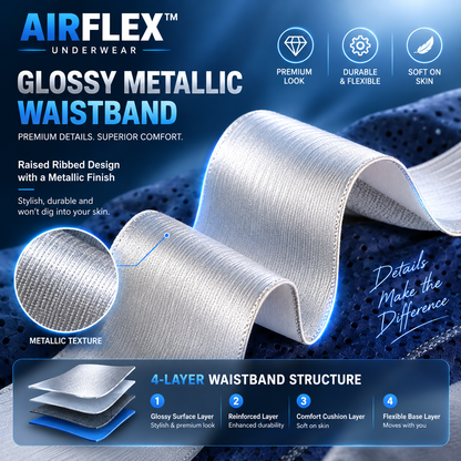 🔥 LAST DAY 70% OFF 🔥 AirFlex™ Premium Leakproof IceSilk Mesh Men's Boxer