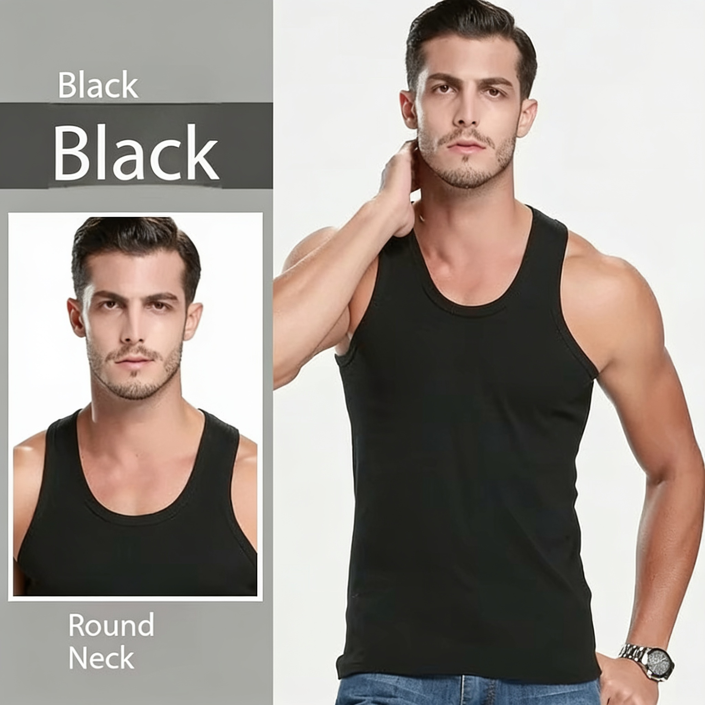 ZENTIVER™ Bamboo Fiber Cooling Tank Top For Men