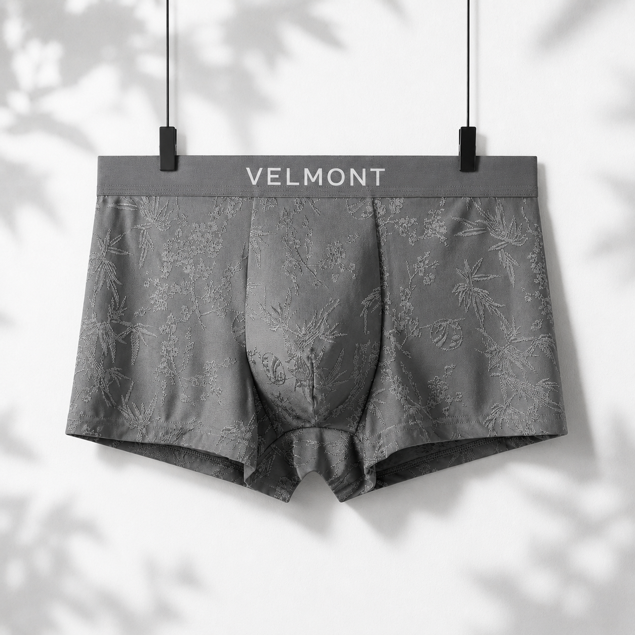 🌊 LAST DEAL 70% OFF ❄ Velmont™ Premium Leakproof Ice Silk Jacquard Men's Boxer