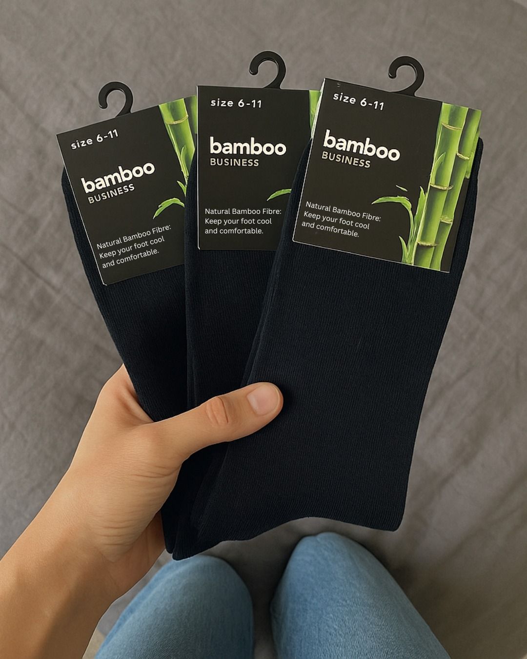 ZENTIVER™ Men's Bamboo Fiber Anti-Bacterial Socks