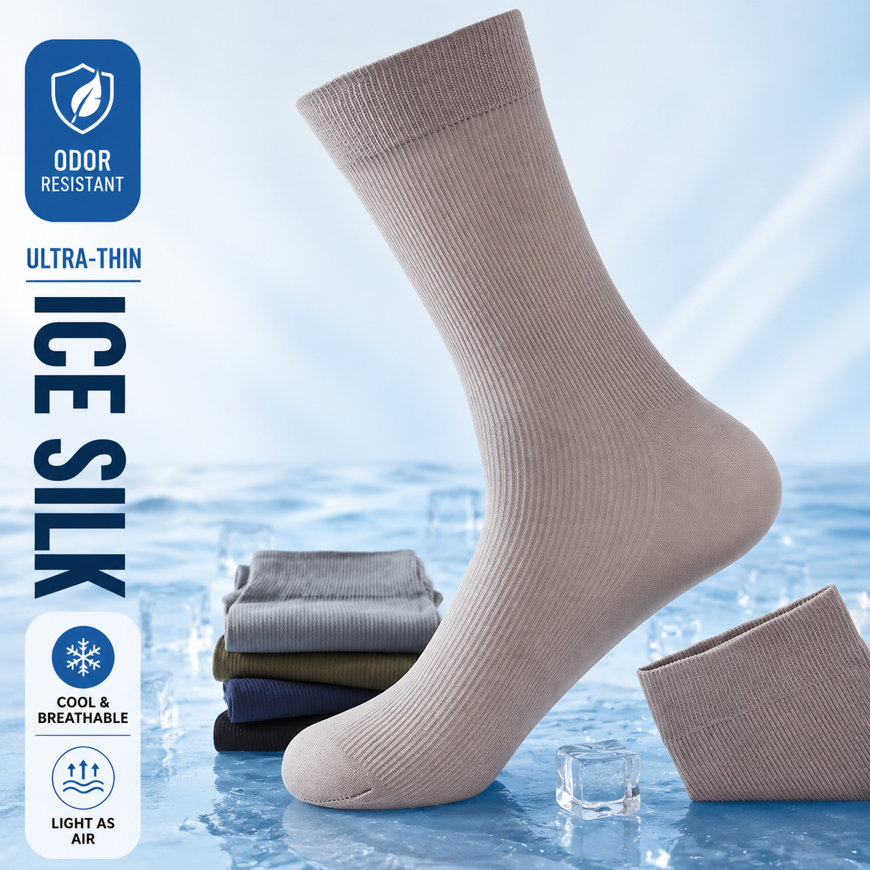 ZENTIVER™ IceSilk Cooling Socks