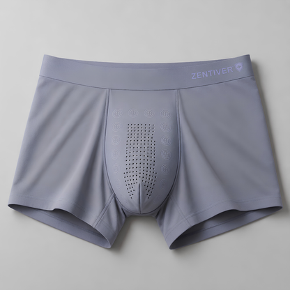 🔥 HOT SUMMER SALE 60% OFF 🔥 Zentiver™ Ice-Cool Leakproof AirModal Boxers – Stay Dry, Cool & Confident ❄️