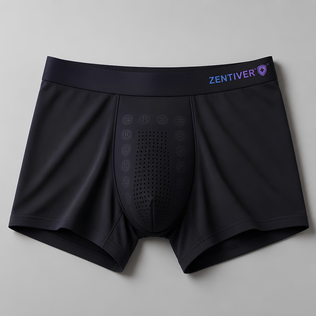 🔥 HOT SUMMER SALE 60% OFF 🔥 Zentiver™ Ice-Cool Leakproof AirModal Boxers – Stay Dry, Cool & Confident ❄️