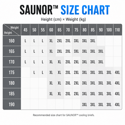 🔥LAST DAY 70% OFF🔥SAUNOR™ Sauna Cooling Briefs for Men – 100% Cotton Cooling Underwear