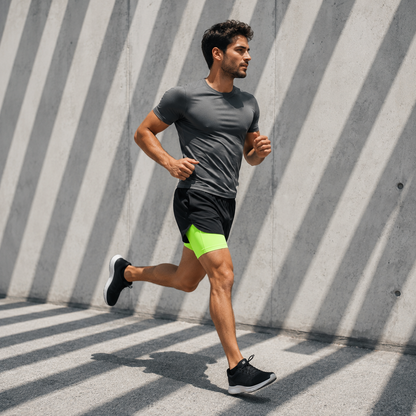 NEW UPGRADED - 60% OFF 🔥 BAZIK™ 2-in-1 Running Gym Shorts with Phone Pockets