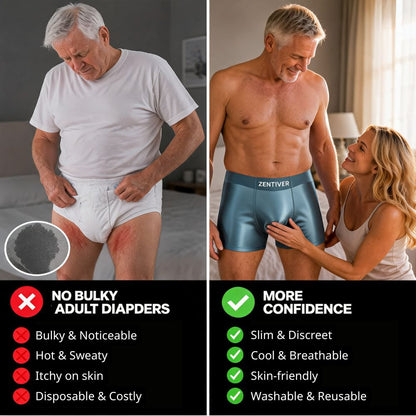 SUMMER SALE 60% OFF ❄️ ZENTIVER™ Premium Cooling SatinSilk Leakproof Trunk